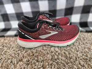 Brooks Ghost 11 Women's Running Shoes Size 10.5 B Medium Black Pink DNA Loft